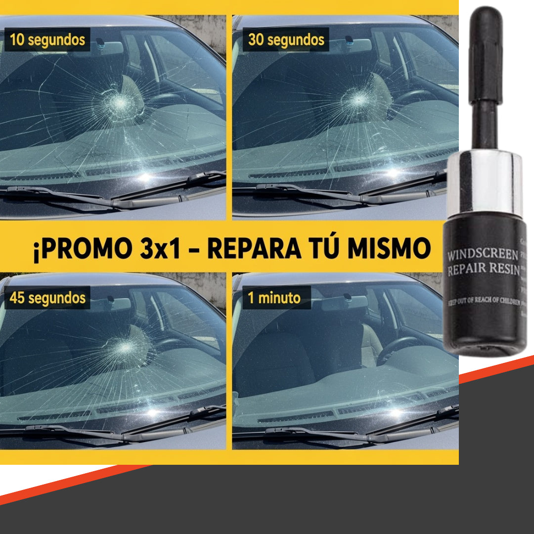 Reparador de vidrios ¡PROMOCIÓN 3X1!