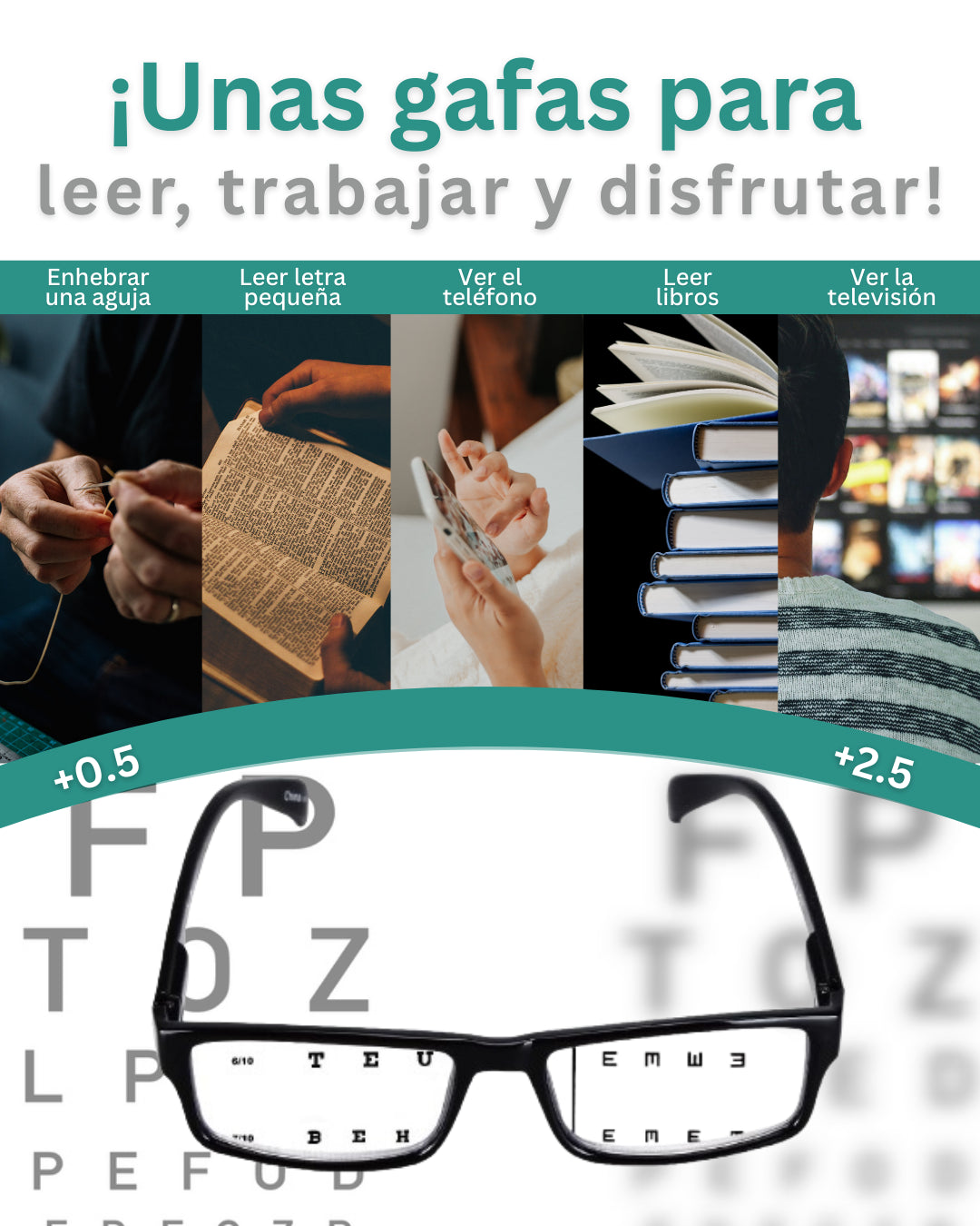 Lentes ópticos con graduación inteligente