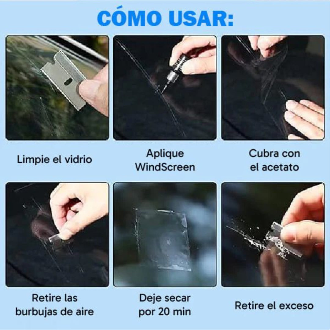 Reparador de vidrios ¡PROMOCIÓN 3X1!