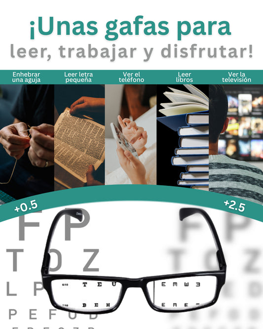 Lentes ópticos con graduación inteligente