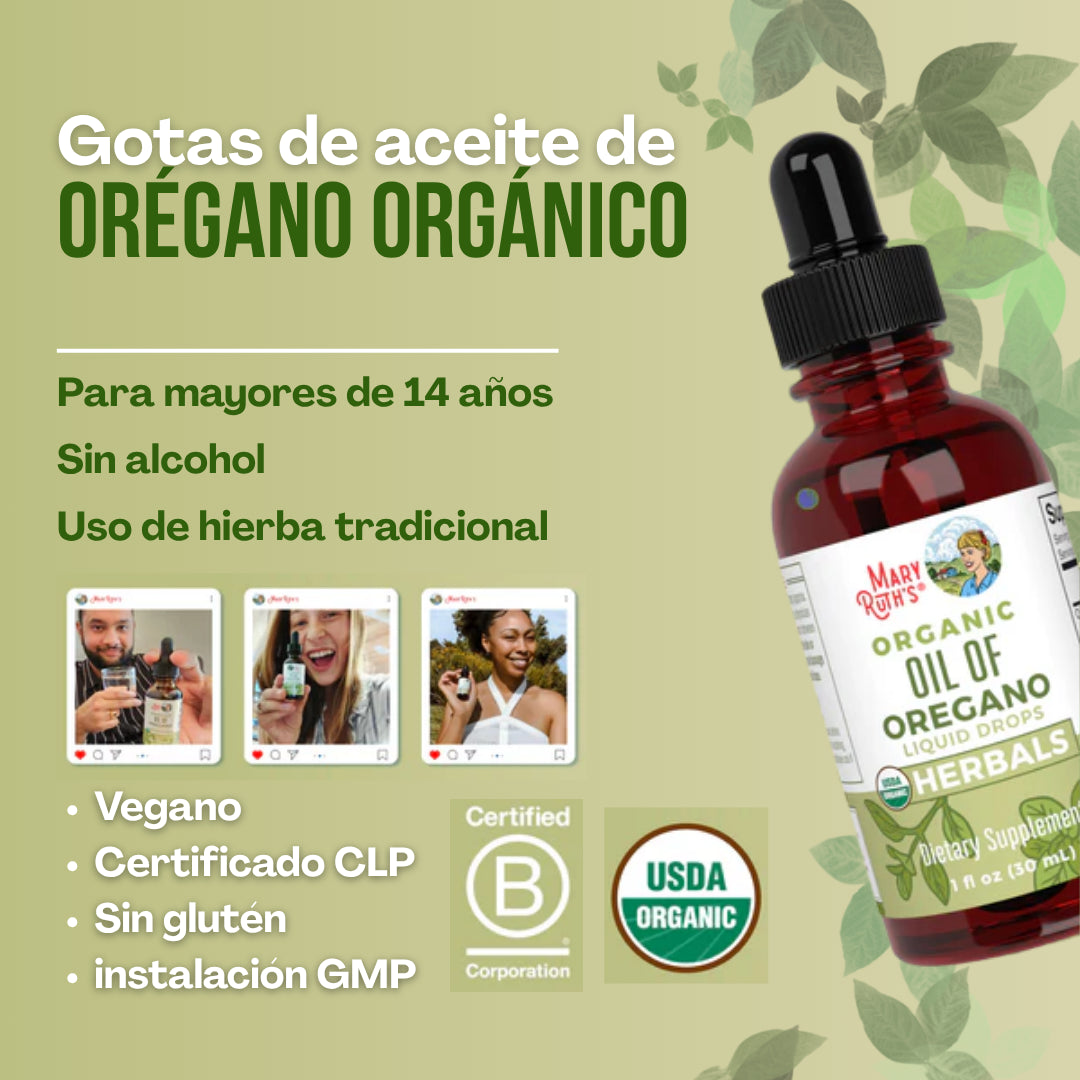 Aceite de orégano orgánico
